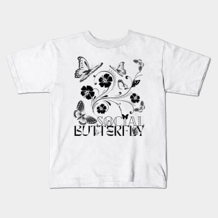 Social Butterfly Kids T-Shirt